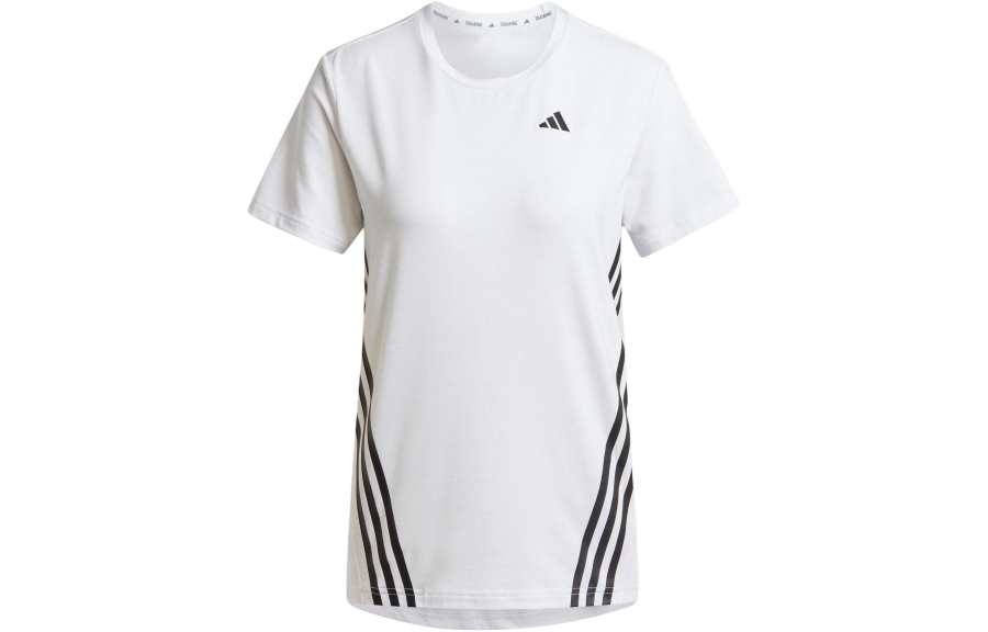 Adidas Adidas T Shirts Women's White Crew Neck Moderate Straight Fit