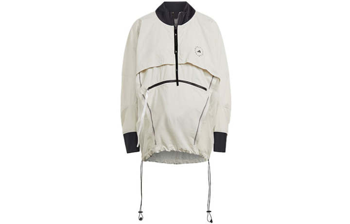 Adidas Adidas ASMC Sweatshirts Women's Gray White Stand Collar Moderate Regular