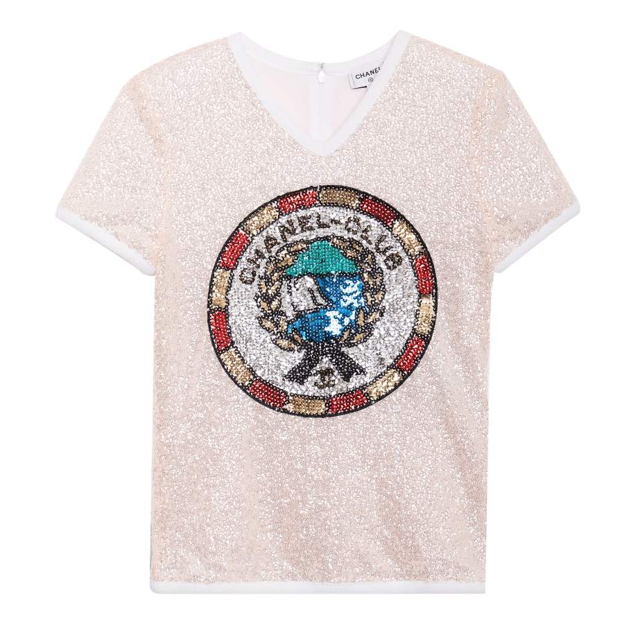 CHANEL SS23 Regular T Shirt Women's White