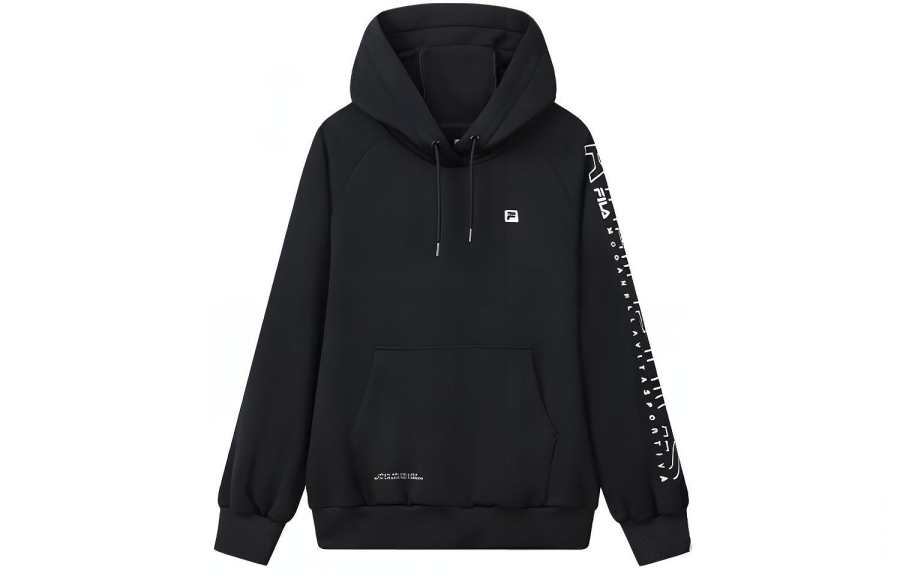 FILA Athletics Sweatshirts Women's Black Hooded Moderate Regular