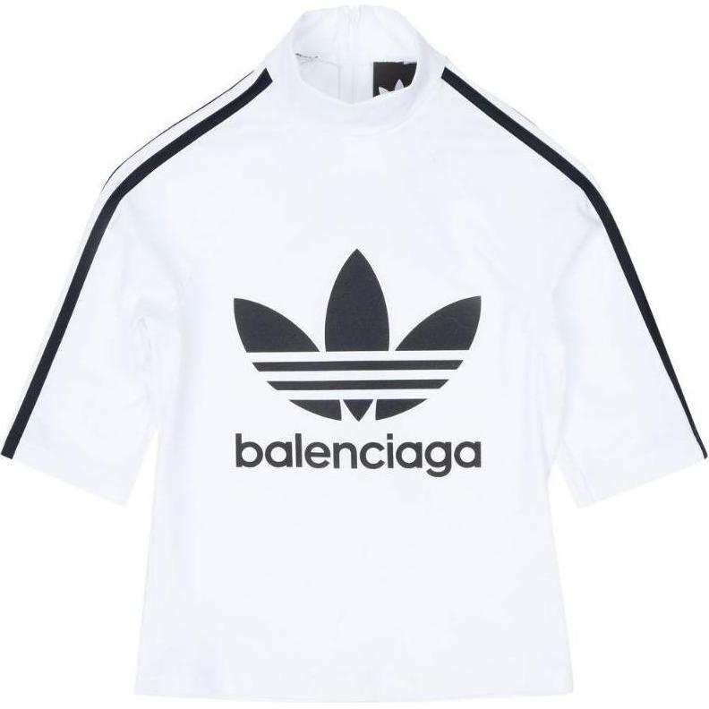 Balenciaga x Adidas Originals Balenciaga X Adidas FW22 T Shirt, Slim Fit Women's White