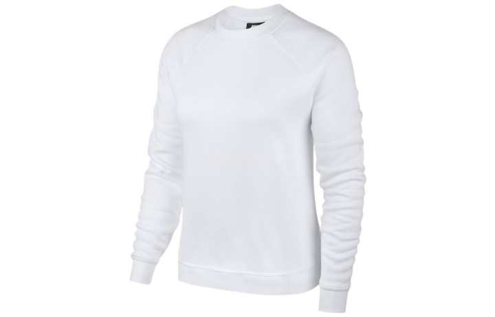 Nike Nike Sweatshirts Women's White Crew Neck Moderate Regular
