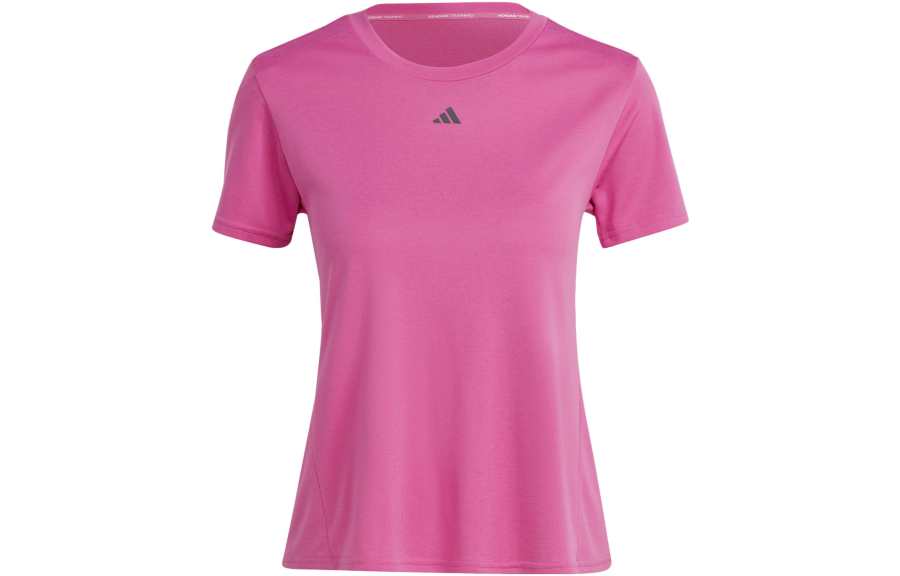 Adidas Adidas T Shirts Women's Pink Crew Neck Moderate Straight Fit