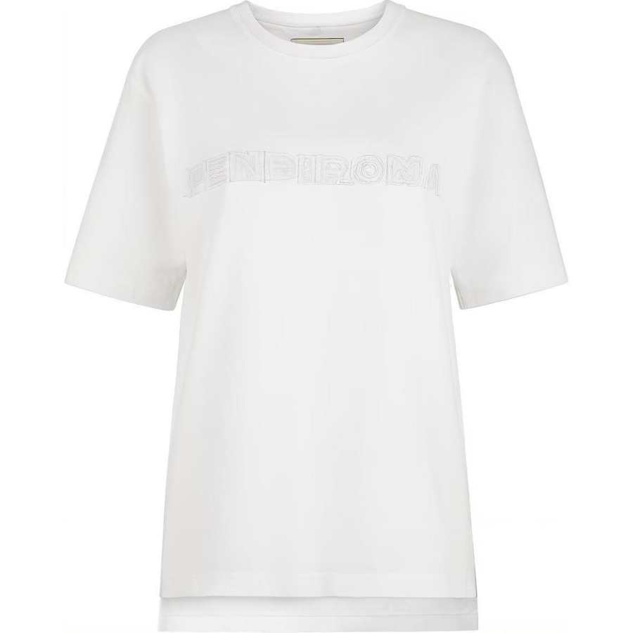 FENDI By Marc Jacobs Jersey Regular Fit T Shirt White