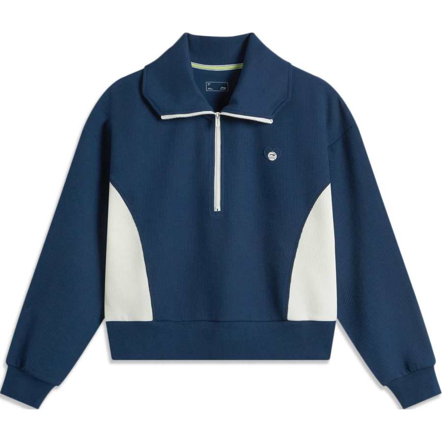 Li-Ning Li Ning Sports Trendy Collection Sweatshirt Women's Dark Navy/Ivory