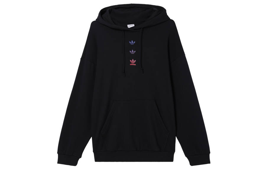 Adidas Originals Sweatshirts Women's Black Hooded Moderate Regular