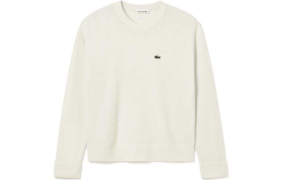 LACOSTE Sweaters Women's White/70V Crew Neck Moderate Other