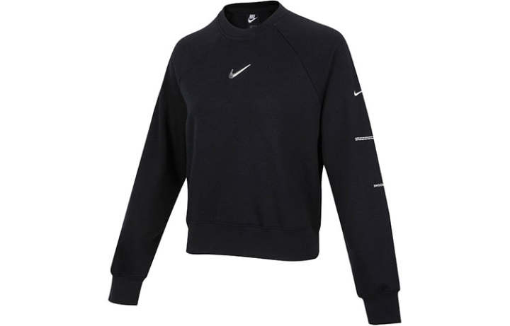 Nike Nike Sweatshirts Women's Black Crew Neck Moderate Other