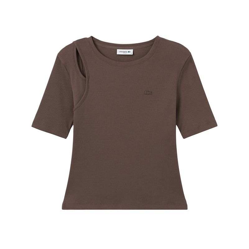 LACOSTE T Shirts Women's Crew Neck Moderate