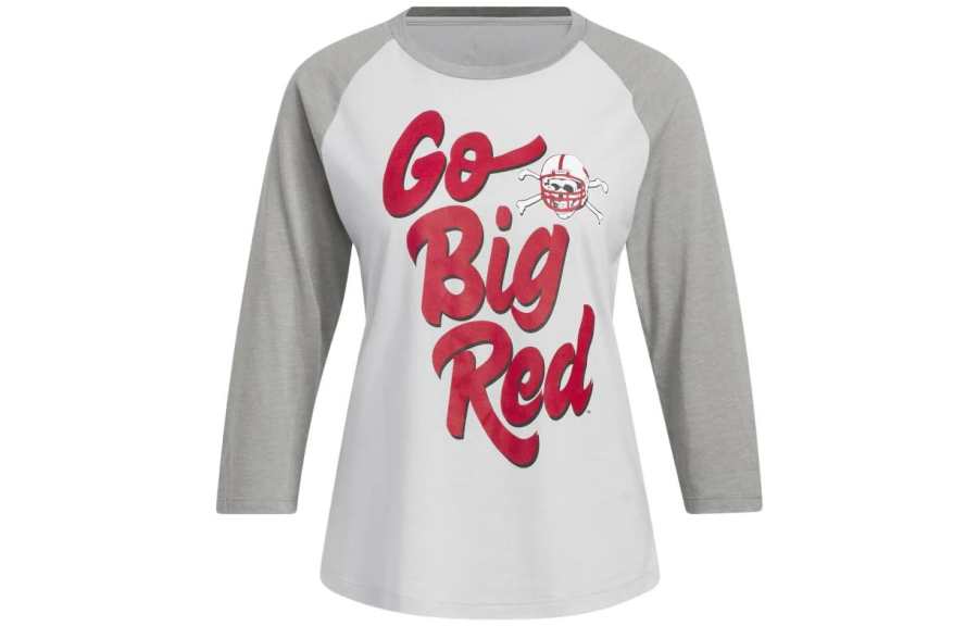 Adidas Adidas T Shirts Women's Gray Crew Neck Moderate Straight Fit
