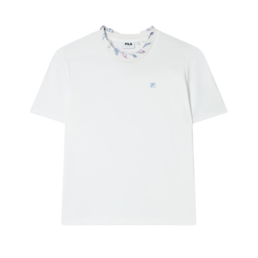 FILA SS24 Set in Sleeve T Shirt Women's Standard White
