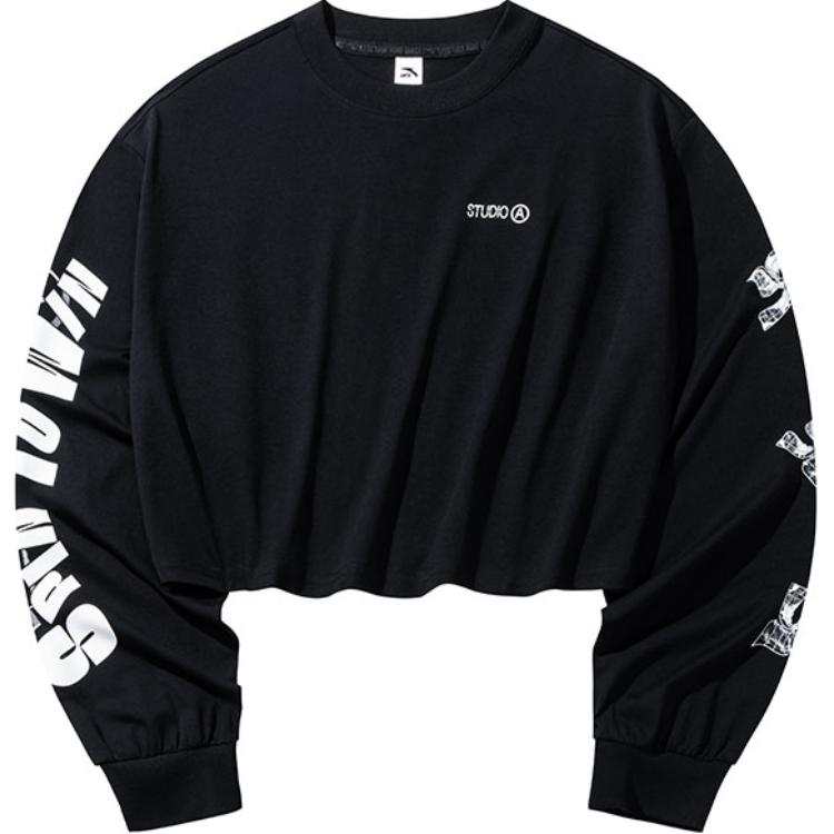ANTA Anta Life Collection Sweatshirt Women's Basic Black