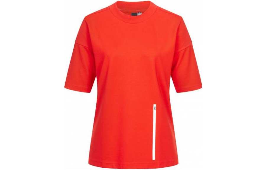 Adidas Adidas T Shirts Women's Orange Crew Neck Moderate Straight Fit