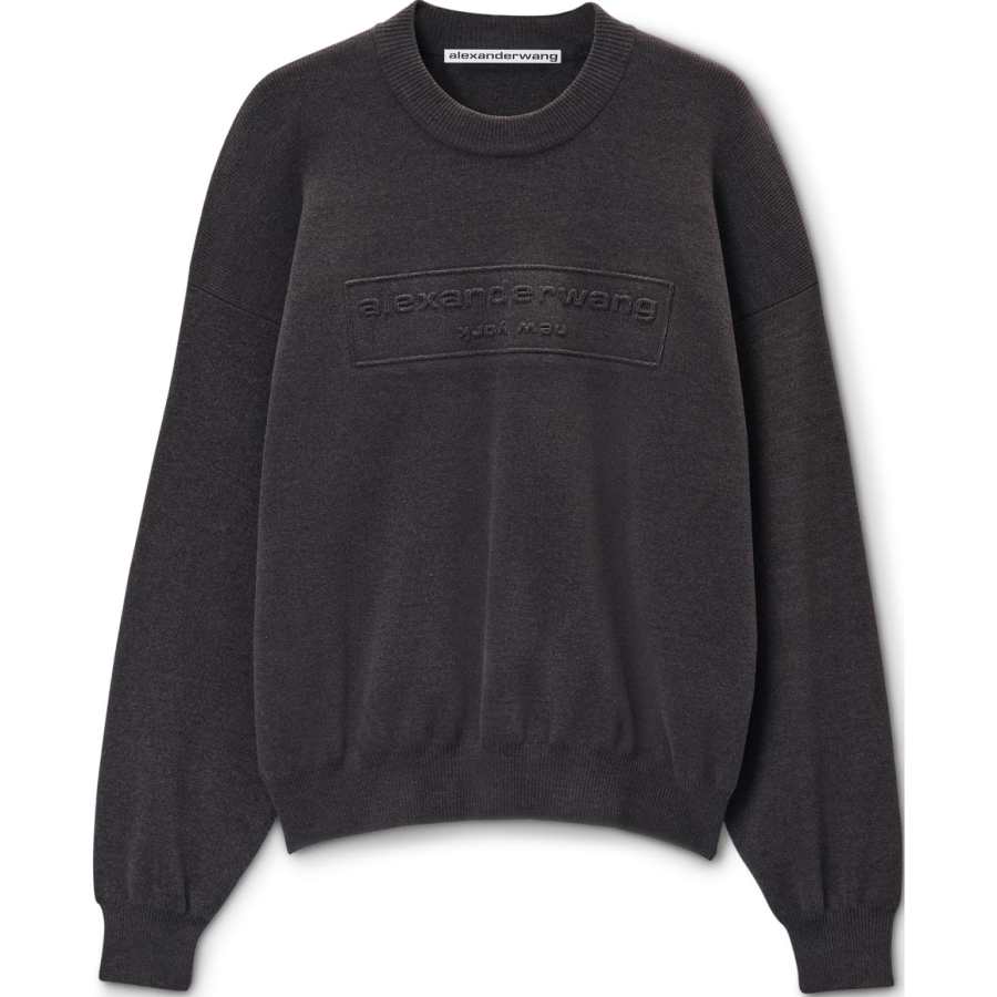 Alexander Wang Alexander Wang logo-embossed sweater