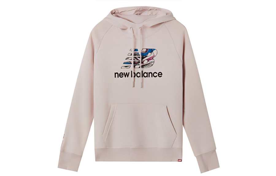 New Balance New Balance Sweatshirts Women's Pink Hooded Moderate Regular