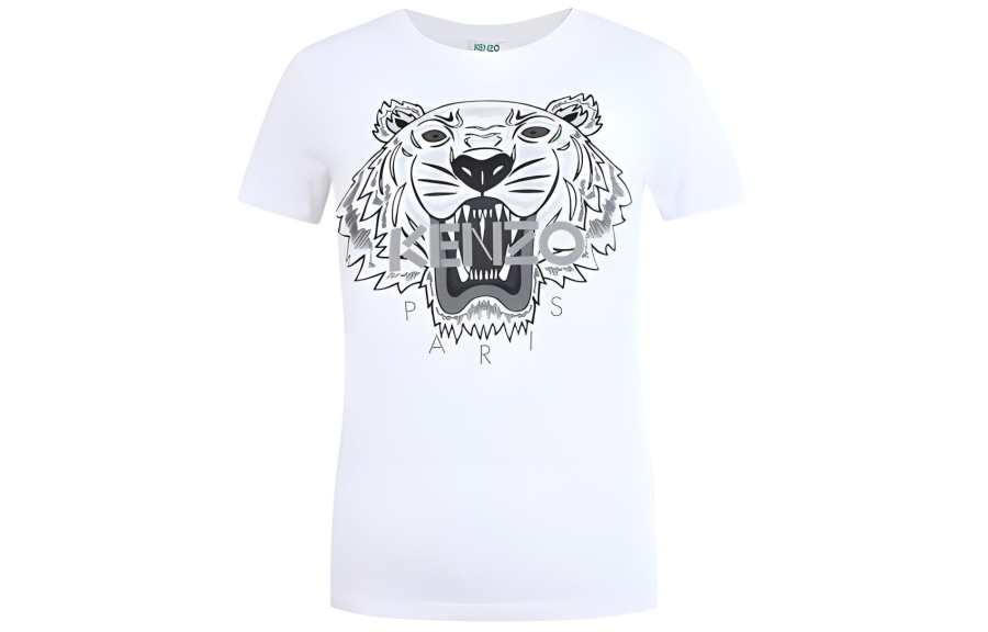 KENZO KENZO Pre Owned Tiger head T shirt