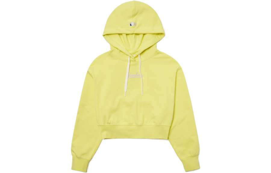 MLB New York Yankees Sweatshirts Women's Yellow Hooded Moderate Regular