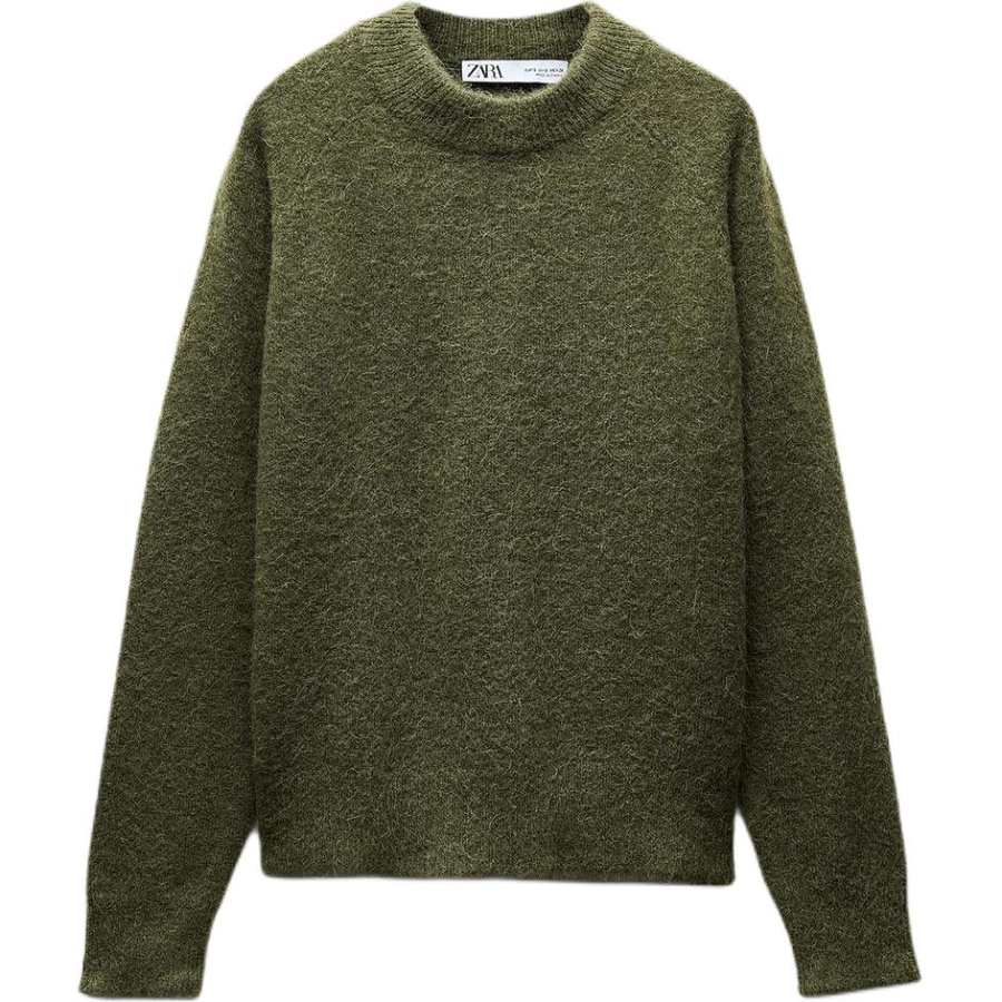 ZARA Sweater Women's Khaki Green
