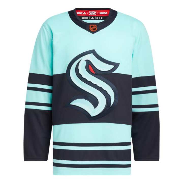 Adidas Adidas Nhl Seattle Kraken Jordan Eberle Authentic Reverse Retro 2.0 Jersey T-shirt
