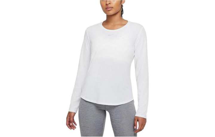 Nike Nike T Shirts Women's White Crew Neck Thin Straight Fit