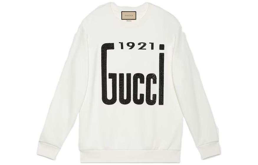 GUCCI 【Previous Season】'1921 GUCCI' crew neck sweatshirt