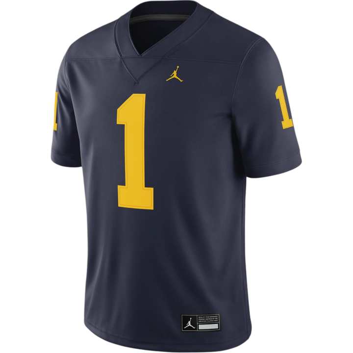 Jordan Jordan Michigan Wolverines Men's Jordan Dri-FIT College Game Jersey