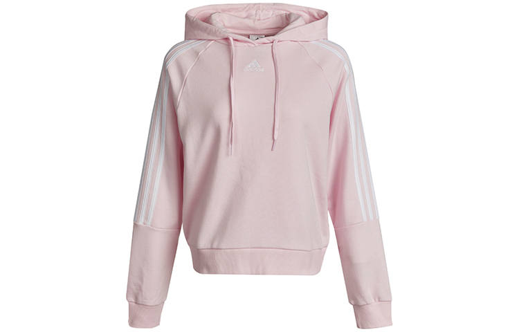 Adidas Adidas Sweatshirts Women's Clear Pink Hooded Moderate Regular