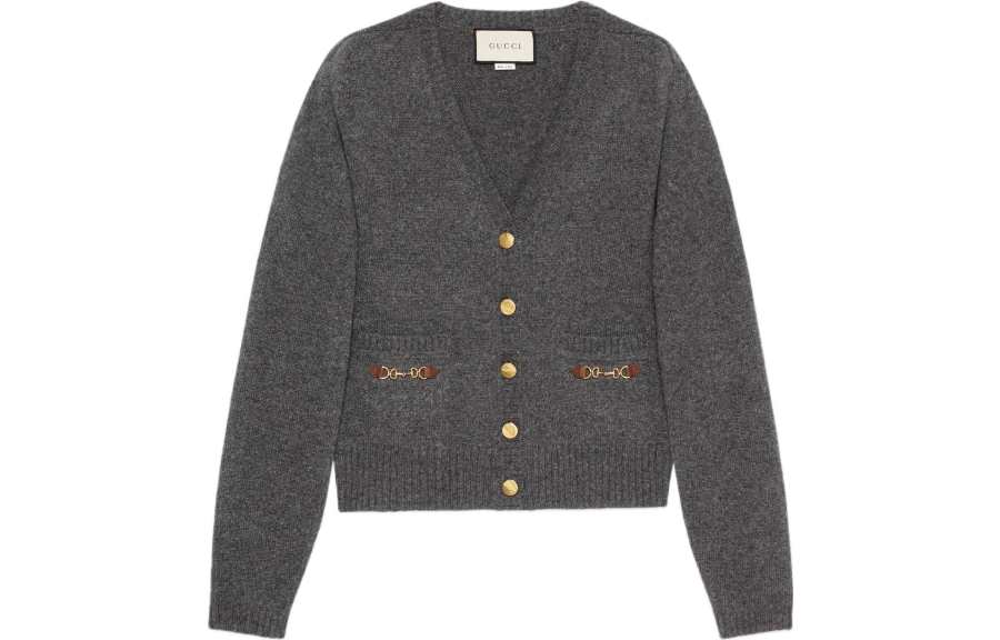 GUCCI Cashmere Cardigan With Horsebit