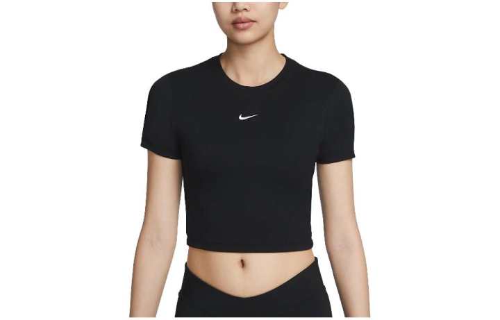 Nike Nike Sportswear Essential Women's Slim-Fit Crop T-Shirt Black