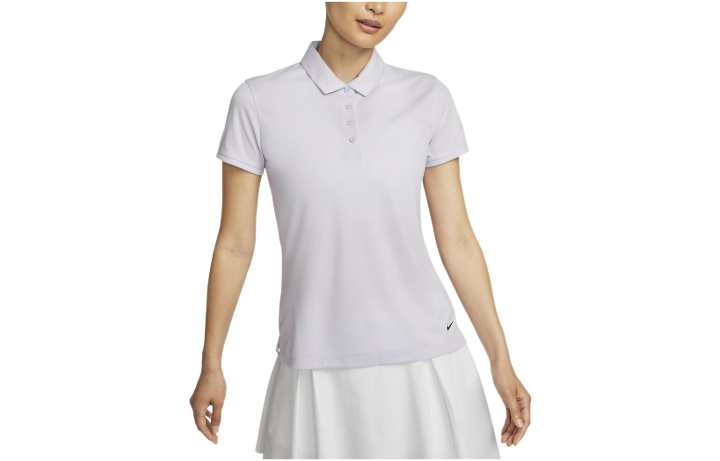 Nike Nike Polo Shirts Women's Purple Polo Collar Moderate Straight Fit