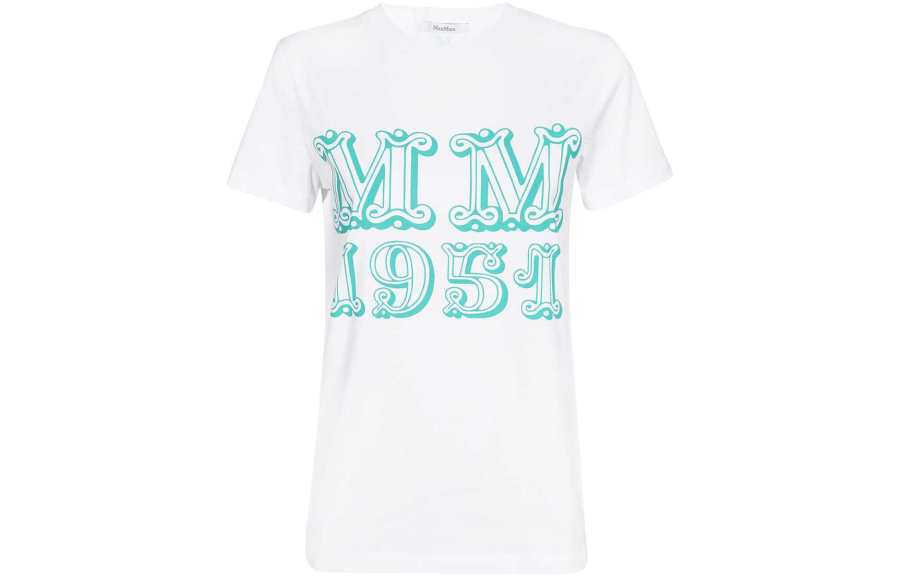 MaxMara MaxMara Logo Printed Crewneck T Shirt