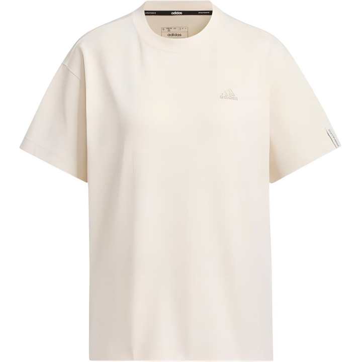 Adidas Adidas Essential Drop Shoulder Sleeve T Shirt Women's Apricot