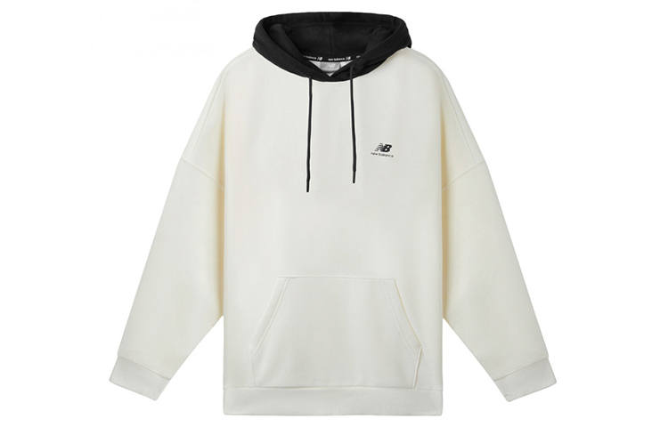 New Balance New Balance Sweatshirts Women's White Black Multicolor Hooded Moderate Regular