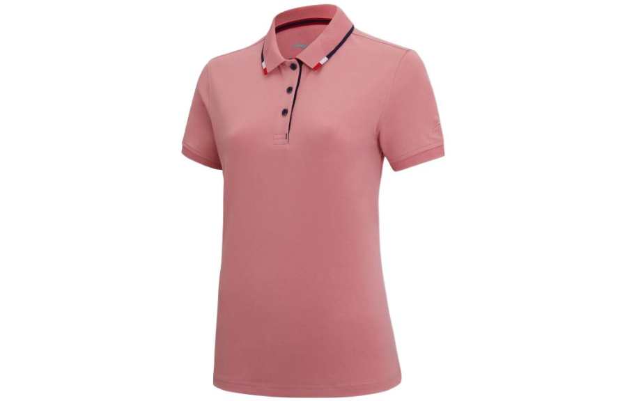 Li-Ning Li Ning Polo Shirts Women's Polo Collar Moderate Straight Fit