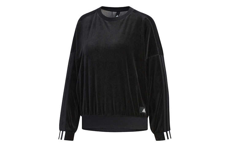 Adidas Adidas Sweatshirts Women's Black Crew Neck Moderate Regular