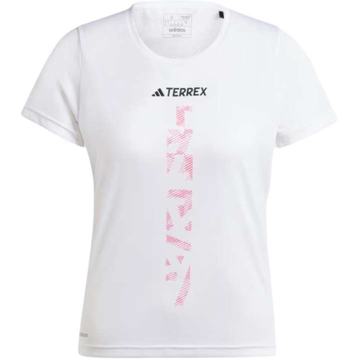 Adidas Adidas Terrex Agravic T Shirt Women's White/Pink