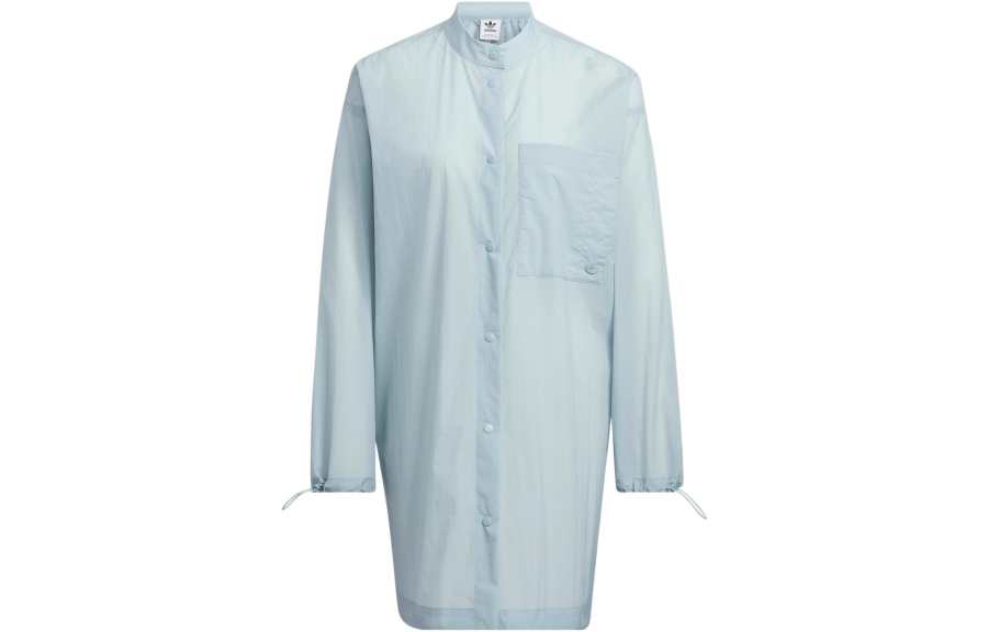 Adidas Originals Lightweight Shirt Parka Shirt Women's Blue