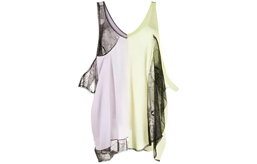 Maison Margiela asymmetric panelled vest top
