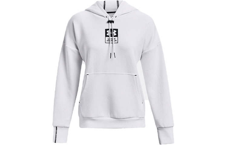 Under Armour Summit Sweatshirts Women's White Hooded Moderate Regular
