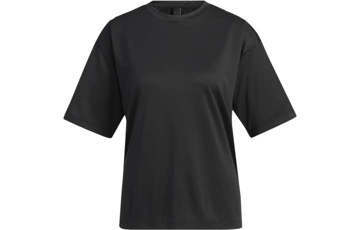 Adidas Adidas T Shirts Women's Black Crew Neck Moderate Straight Fit