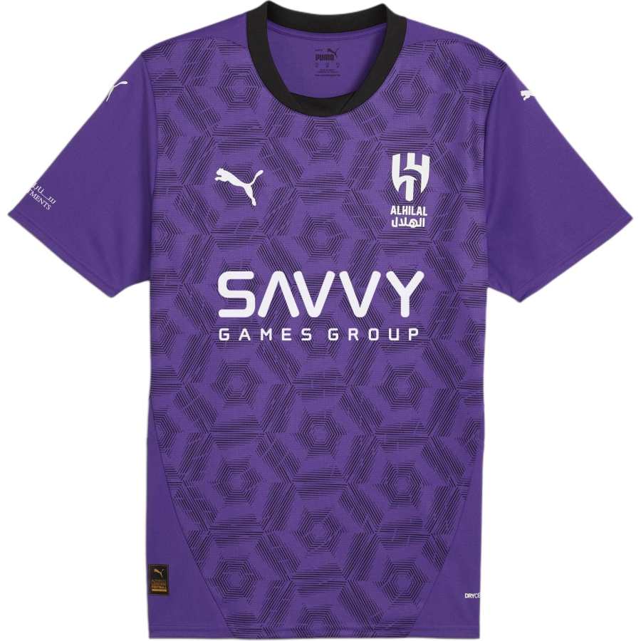 PUMA Riyadh Crescent Al Hilal Saudi F.C.Third Replica Jersey Men Soccer Jersey Men's Purple