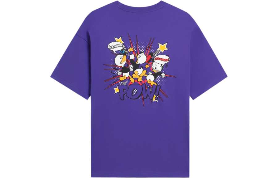 Li-Ning Li Ning x Disney Drop Shoulder Sleeve T Shirt Women's Purple