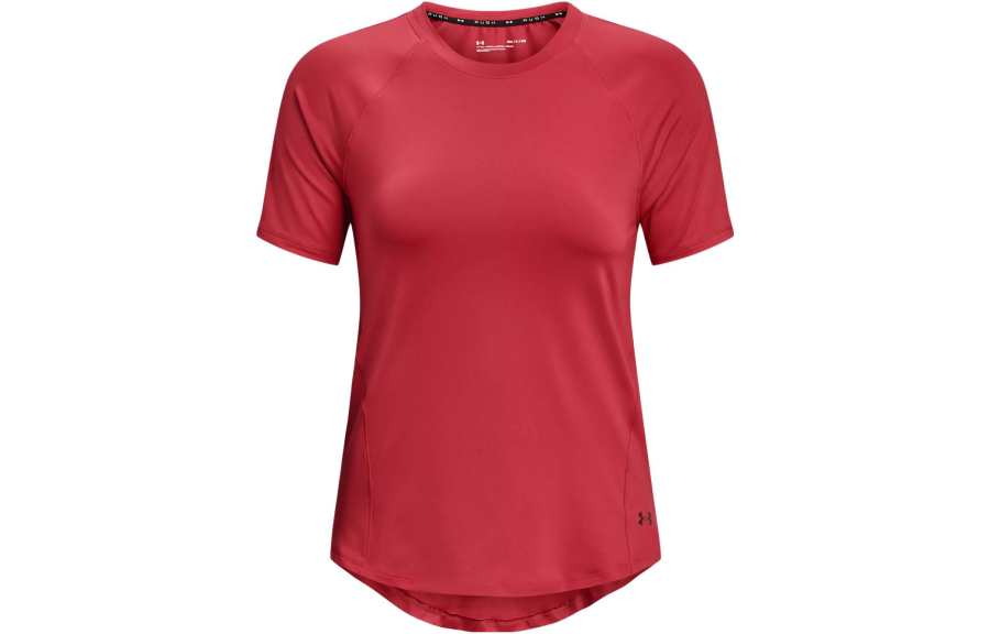 Under Armour RUSH Raglan Sleeve T Shirt Women's Wheel Red
