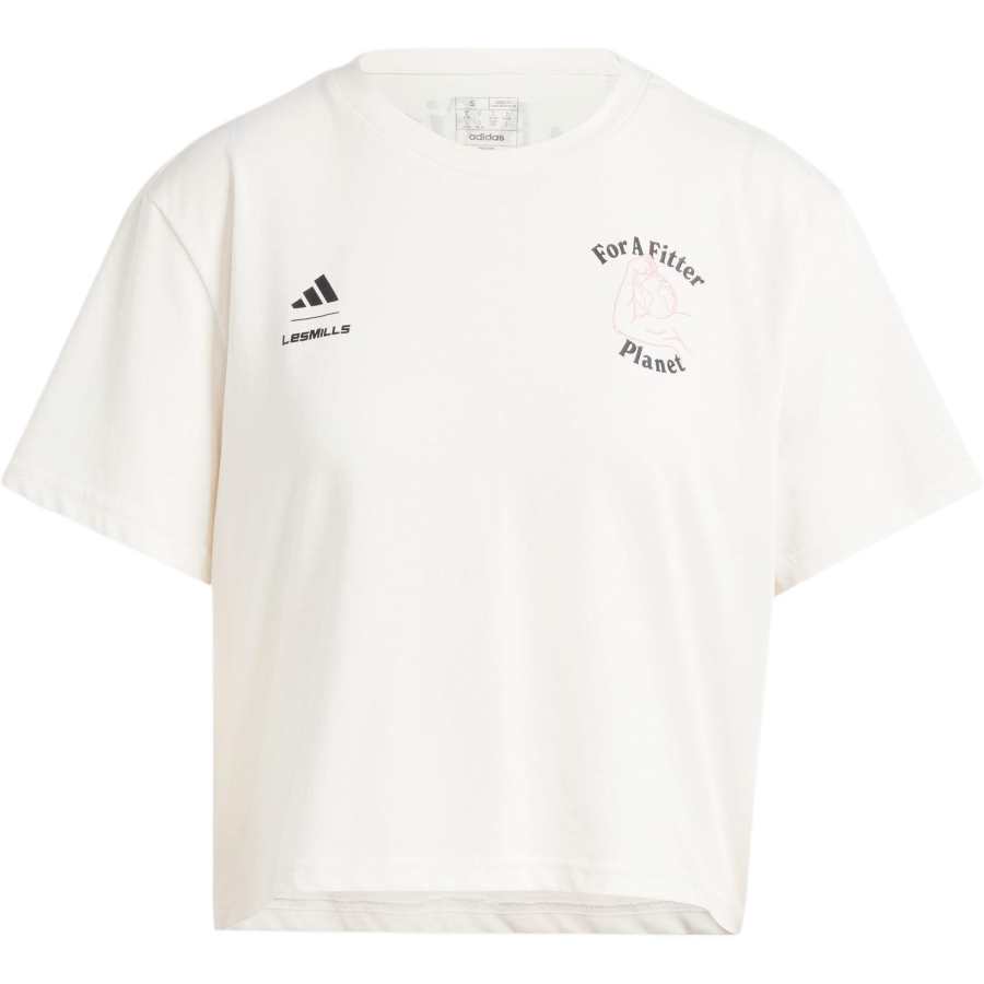 Adidas Adidas x LES MILLS LES MILLS Regular T Shirt Women's Pink White