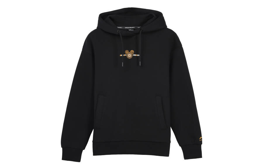 Li-Ning Li Ning X Disney Sweatshirts Women's New Standard Black Hooded Moderate Regular