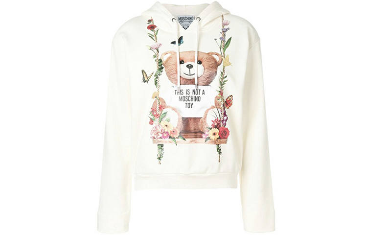 MOSCHINO Sweatshirt Women's Beige Yellow