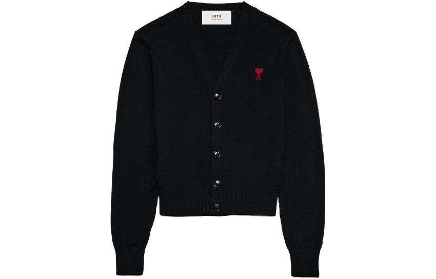 AMIPARIS Ami Paris Ami De Coeur Cardigan