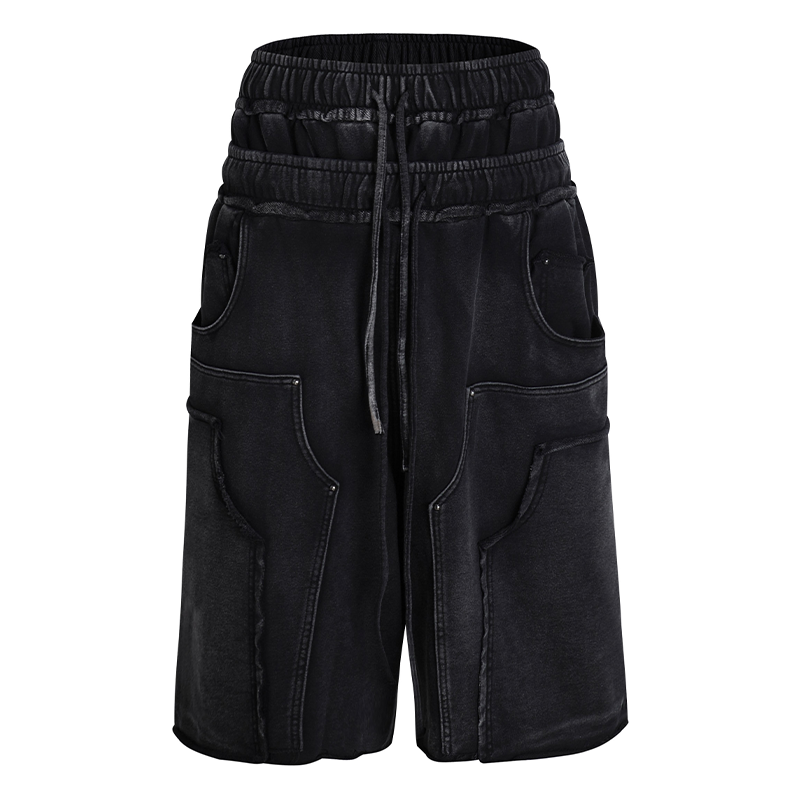 DND4DES Casual Shorts Unisex Dark Gray