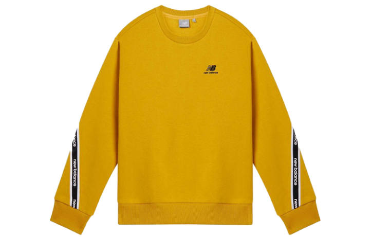New Balance New Balance Sweatshirts Women's Yellow Crew Neck Moderate Regular