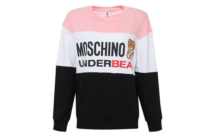MOSCHINO Sweatshirts Women's Multicolor Crew Neck Moderate Regular